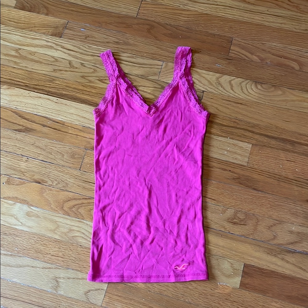 Hollister Pink Lace Cami